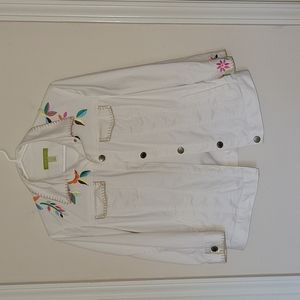 Sigrid Olsen Embroidered Jacket